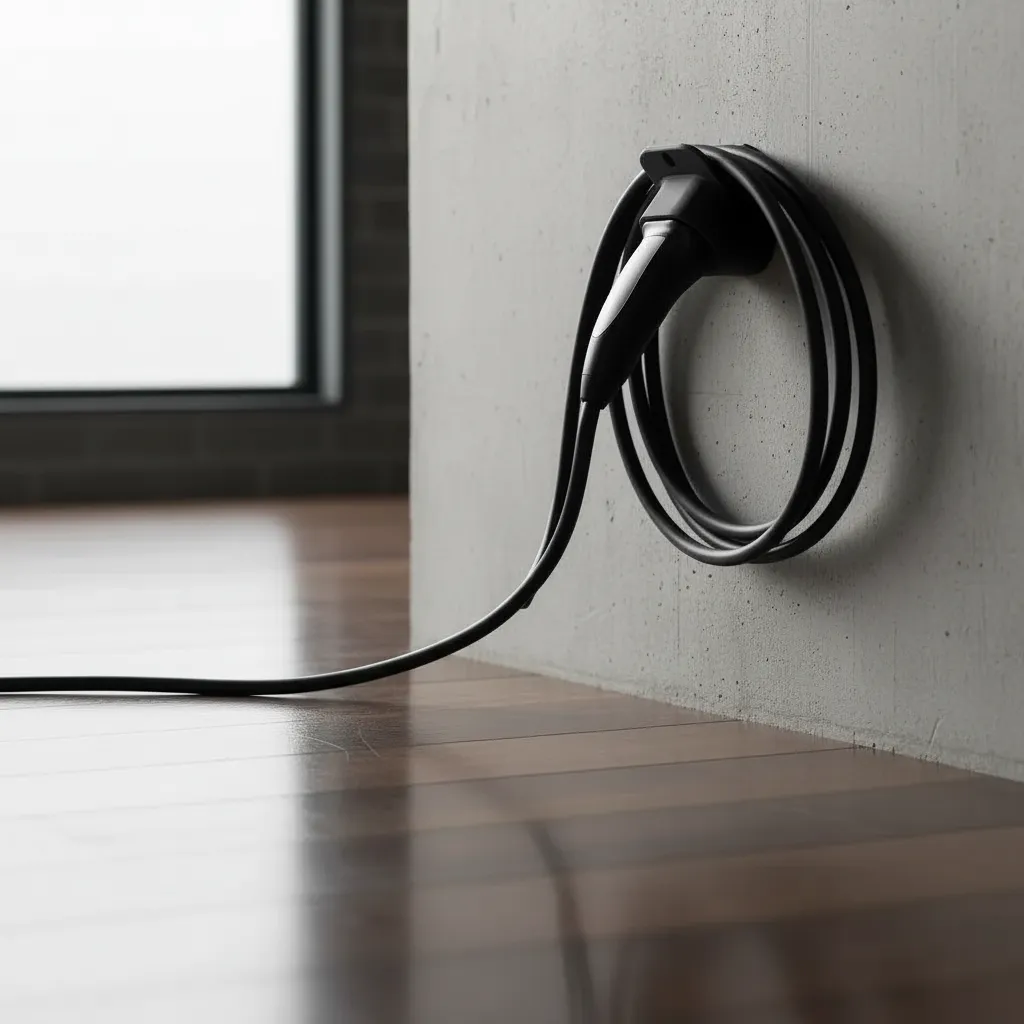 Soporte cargador Tipo 2 — Negro - Imagen 2