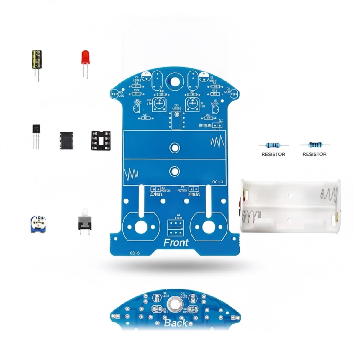 Kit robot seguidor de línea D2-5