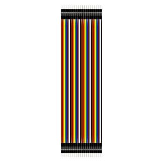 Cables jumper macho-macho 20 cm — pack de 20