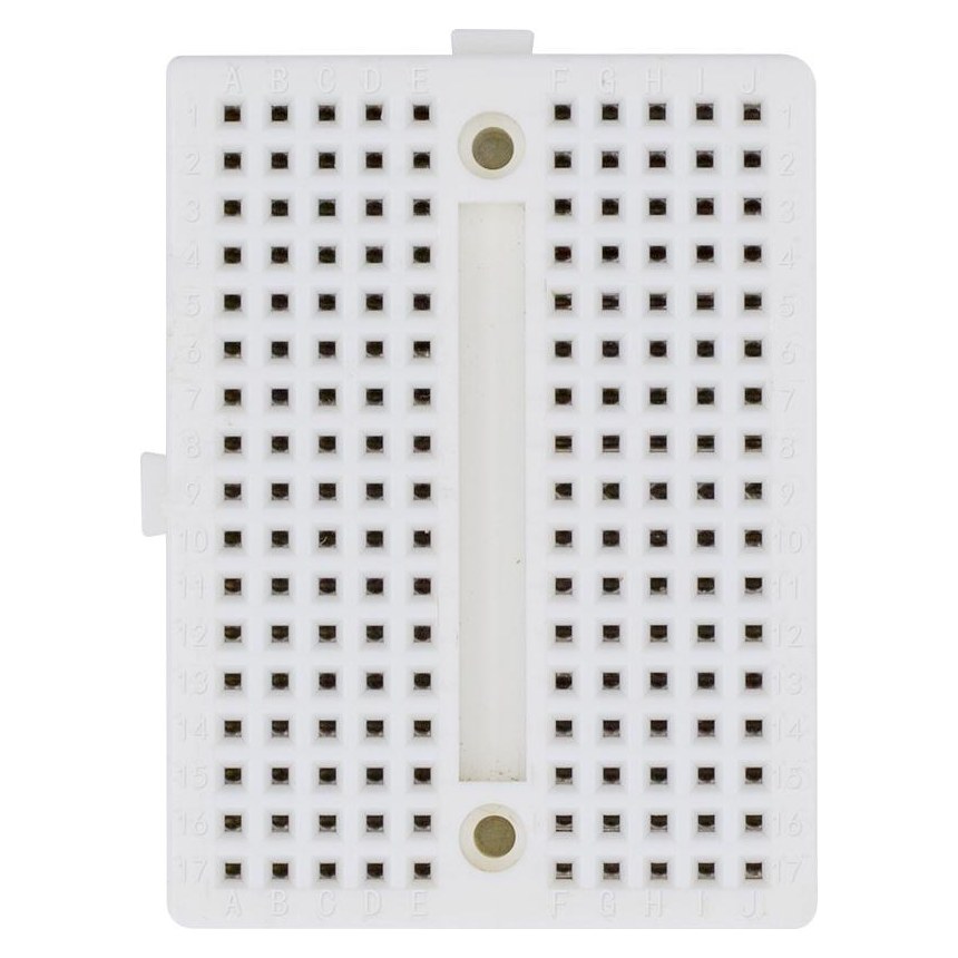 Mini protoboard 170 puntos con base adhesiva