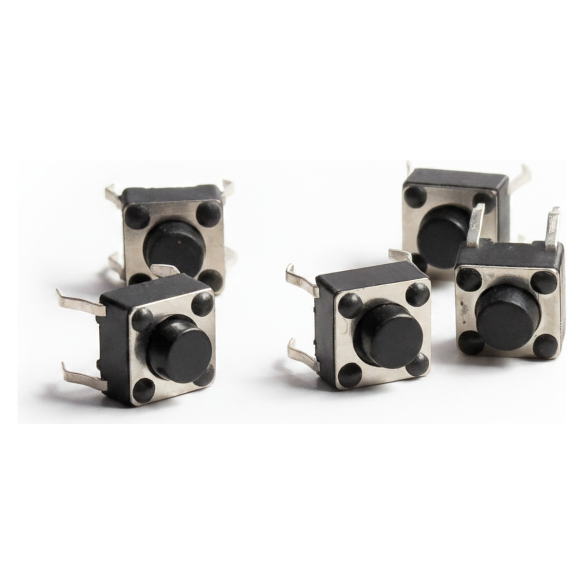 Botón pulsador táctil 6x6x5 mm (pack de 5) - Imagen 3