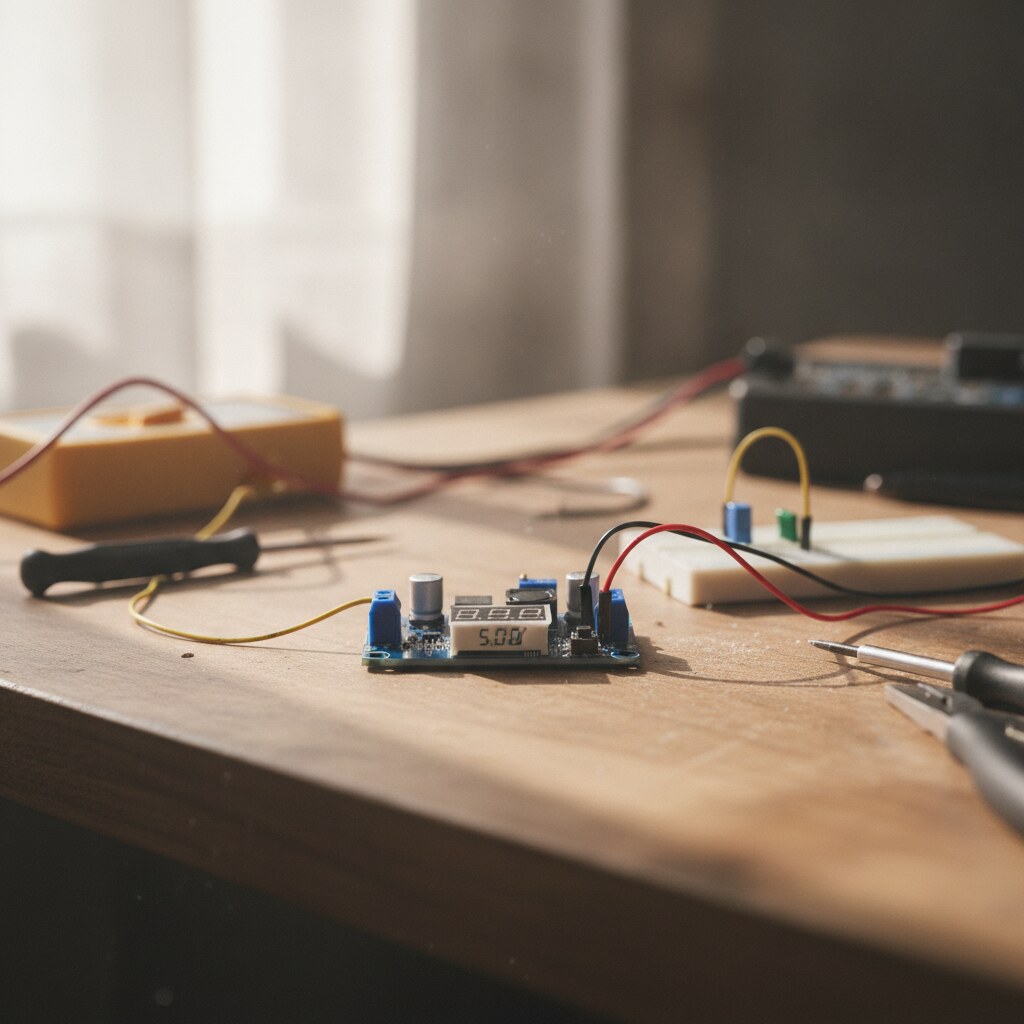 Convertidor reductor LM2596 con voltímetro - Imagen 2