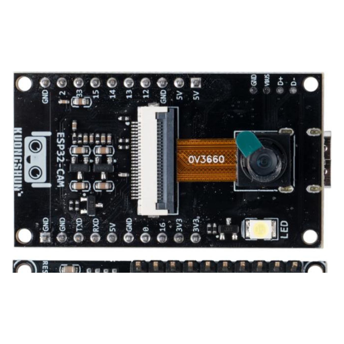 ESP32-CAM V2.0 con cámara OV3660 y USB-C - Imagen 2