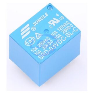 Relé Songle SRD-03VDC de 3 V y 10 A